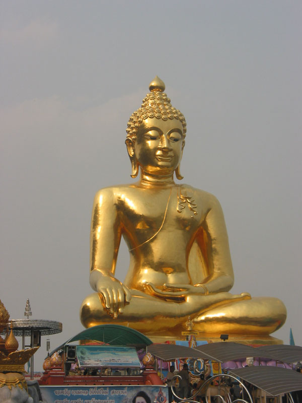 Gouden boeddha in Sop Ruak